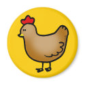 Little hen magnets