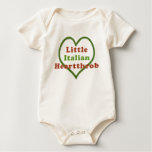 Little Italian Heartthrob Organic Onesie t-shirts