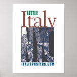 Little Italy New York City Logo Poster posters