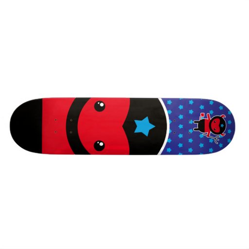 Little kawaii Ninja devil Custom Skate Board