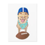 Little Kids Football Post Card