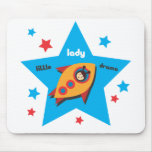 Little Lady Drama in a Rocket Mousepad