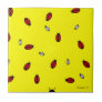 Little Ladybugs on Yellow Tile