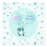 Little Lamb baby shower invitations template