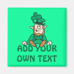Little Leprechaun - Add Your Own Text Magnets