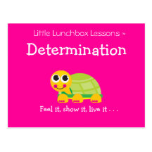 Little Lunchbox Lessons - Determination Post Card