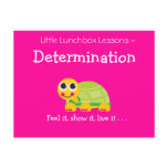 Little Lunchbox Lessons - Determination postcards