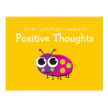 Little Lunchbox Lessons - Positive Thoughts Post Card