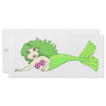 Little Mermaid Rack Card Template
