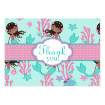 Little Mermaid TY Gift Tag L AA Business Card Template