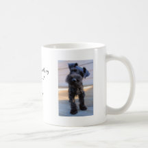 Little Miniature Schnauzer Puppy Coffee Mug
