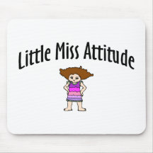 Little Miss Attitude Mousemats