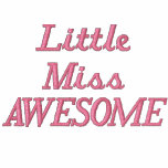 Little Miss Awesome embroidered shirts