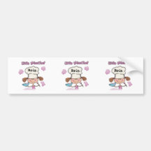 Little Miss Chef Personalise Bumper Stickers
