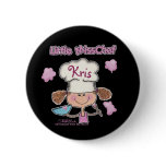 Little Miss Chef Personalise buttons
