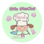 Little Miss Chef Personalise stickers