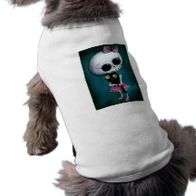 Little Miss Death - Hallowen Beauty Doggie T-shirt
