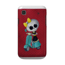 Little Miss Death on scooter casemate cases by colonelle Little Miss Death on scooter casemate cases