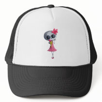 Little Miss Death with Halloween Ice Cream hats