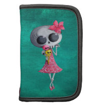 Little Miss Death with Halloween Ice Cream planners