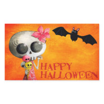 Little Miss Death with Ice Cream and Bat Sticker