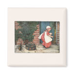 Little Miss Muffet w Spider; Jessie Willcox Smith Magnets