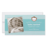 Little Monkey Baby Announcement Photo Card photo cards