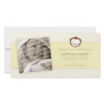 Little Monkey Baby Announcement Photo Card photo cards
