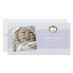 Little Monkey Baby Announcement Photo Card photo cards