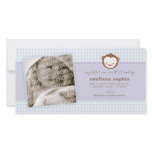 Little Monkey Baby Announcement Photo Card photo cards