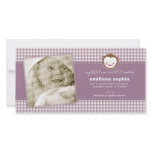 Little Monkey Baby Announcement Photo Card photo cards
