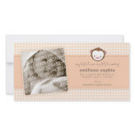 Little Monkey Baby Announcement Photo Card photo cards