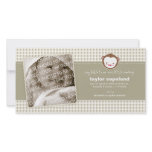 Little Monkey Baby Announcement Photo Card photo cards
