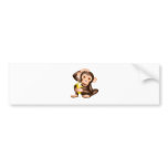 Little monkey bumper stickers