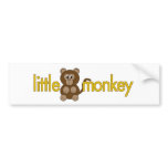 Little monkey bumper stickers