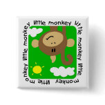 Little Monkey Tshirts and Gifts Buttons