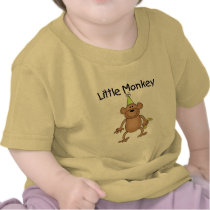 Little Monkey with Party Hat Tshirts and Gifts