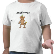 Little Monkey with Party Hat Tshirts and Gifts