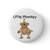 Little Monkey with Party Hat Tshirts and Gifts