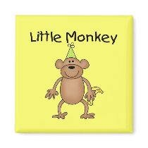 Little Monkey with Party Hat Tshirts and Gifts