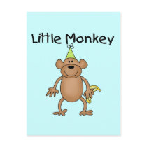 Little Monkey with Party Hat Tshirts and Gifts