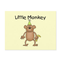 Little Monkey with Party Hat Tshirts and Gifts