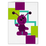 Little Monster Alien Creatures Greeting Cards