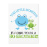 Little Monster Big Brother T-shirt Postcards
