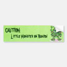 Little Monster Bumper Sticker