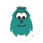 Little Monster Green Peace stickers