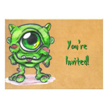 Little Monster Invitation