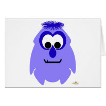 Little Monster Perry Winkle Greeting Cards