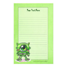 Little Monster Stationery
