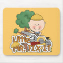 Little Mr. Fix-It Saw t-shirts and Gifts mousepads